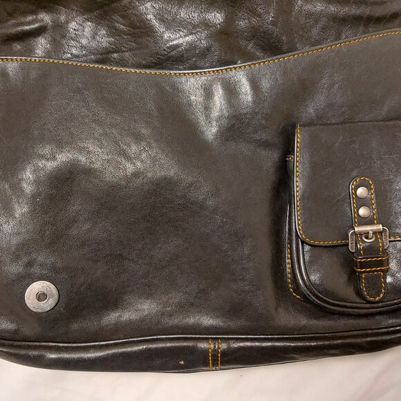 Dior Gaucho Double Saddle Bag in Black Leather - Picture 2 of 9